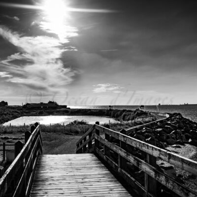photo noir et blanc cote atlantique Charente maritime Aytré