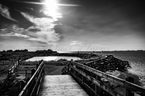 photo noir et blanc cote atlantique Charente maritime Aytré