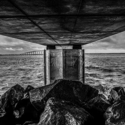 photo noir et blanc point de l'ile de ré Charente maritime
