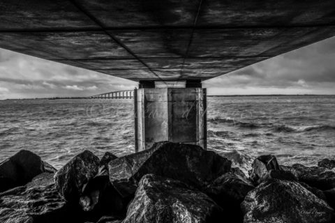 photo noir et blanc point de l'ile de ré Charente maritime