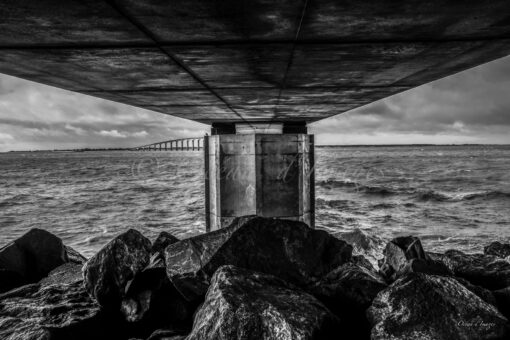 photo noir et blanc point de l'ile de ré Charente maritime