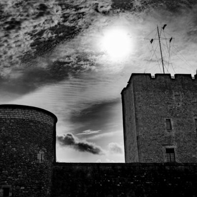 phot en noir et blanc Sémaphore de Fourras en Charente Maritime