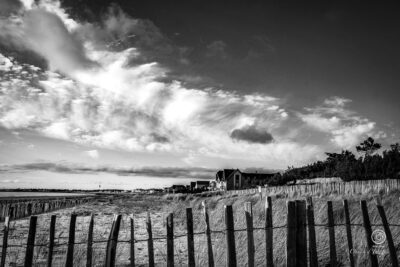 Photo en noir et blanc de Chatelaillon