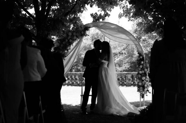 Photographe mariage La Rochelle Charente Maritime noir et blanc