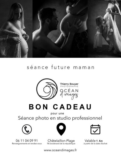 Séance enceinte 1h - 3 photos + 2 offertes jusqu'au 30 novembre 2025